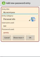 Friendly Password Safe screenshot 2