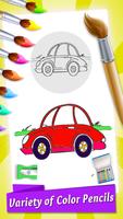 Cars Coloring & Drawing Book اسکرین شاٹ 3