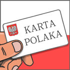 Карта поляка - польский язык 아이콘