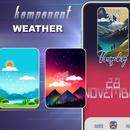 Komponent Weather Card II aplikacja