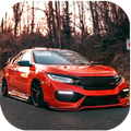 Civic Car Parking And Driving