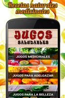 Jugos naturales y medicinales पोस्टर