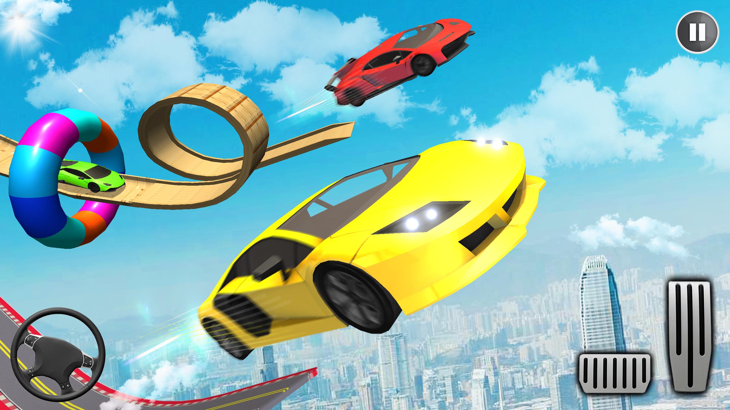 Mega rampe cascades de voiture jeux de voitures APK pour Android Télécharger