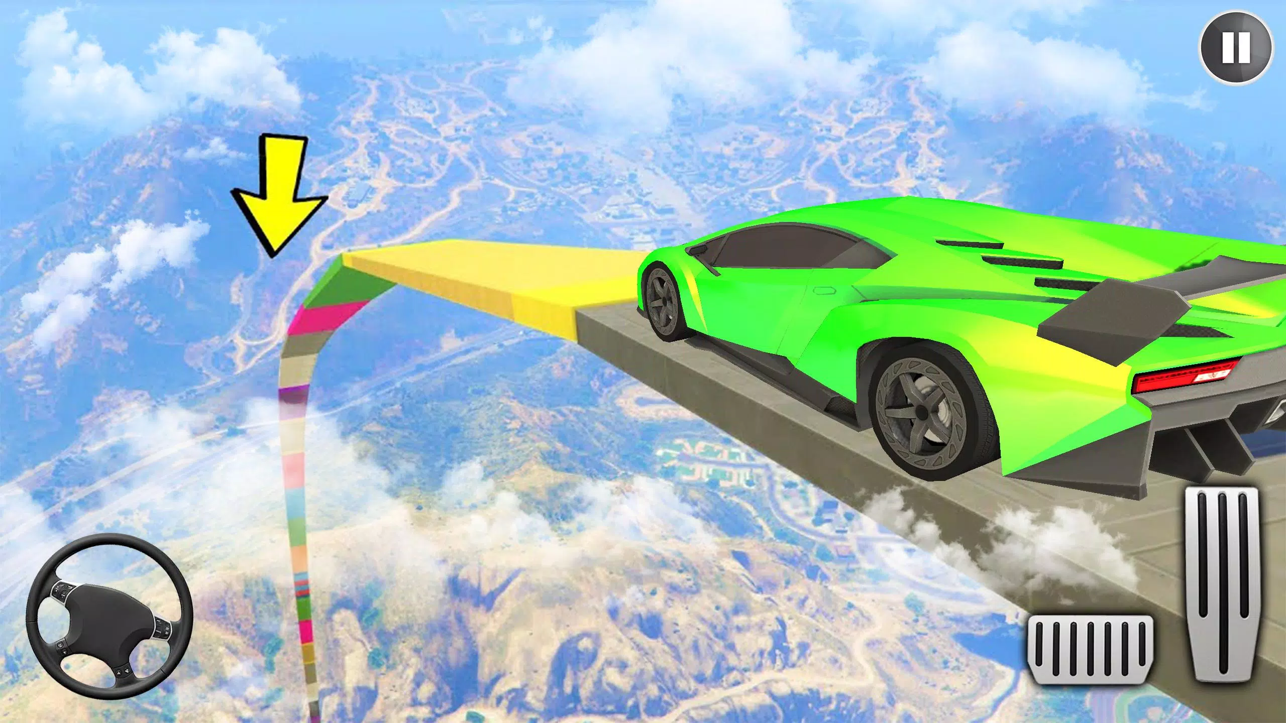 Jogo de Carro - Imposible Stunt Car Tracks 3D - Corrida Impossível de Carros  