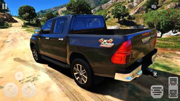 Hilux آف روڈ ڈرائیونگ گیم اسکرین شاٹ 3