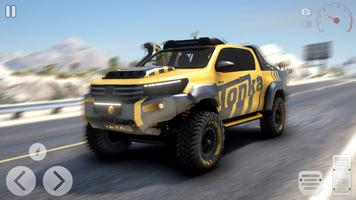 Hilux آف روڈ ڈرائیونگ گیم پوسٹر