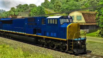 Cargo Train Transporter - Game Mengemudi Kereta screenshot 2