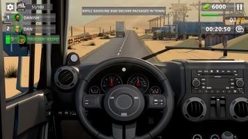 City Cargo Truck Parking Games capture d'écran 1