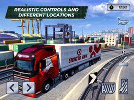 Cargo Truck Driving Simulator capture d'écran 2
