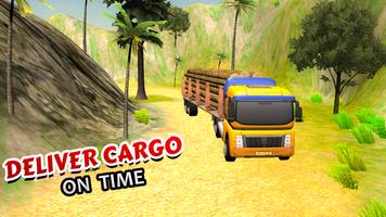 Heavy Truck Cargo Driver Poster