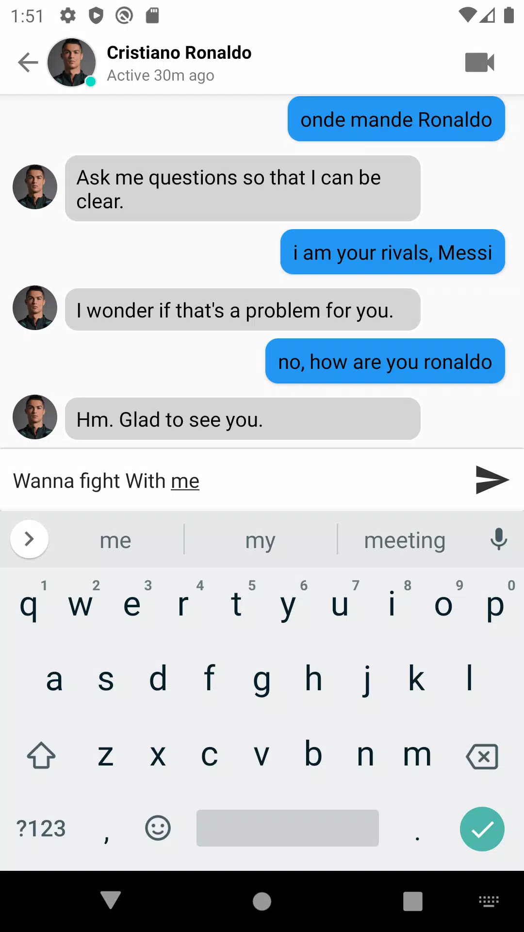 Ronaldo fake chat - video call APK for Android Download