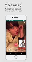 Chat Avec BTS JUNGKOOK - appel vidéo capture d'écran 1