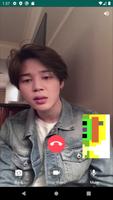 BTS JIMIN - faux chat - farce d’appel vidéo capture d'écran 3