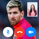 Appel vidéo avec Lionel Messi - faux chat icône