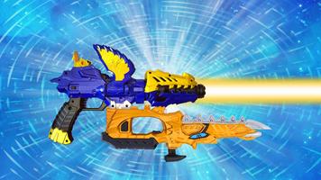 DX Dino Blade Fury Blaster Gun الملصق