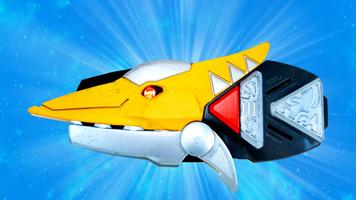 DX Dino Ranger Thunder Morpher الملصق