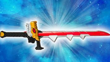 DX Dino Ranger Fury Sword Sim captura de pantalla 2