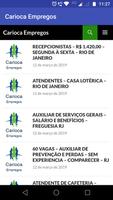 Poster Carioca Empregos