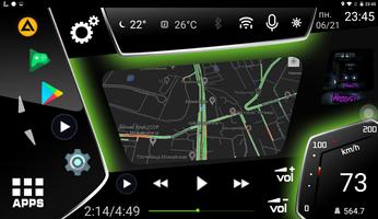 N7_Theme for Car Launcher app تصوير الشاشة 3