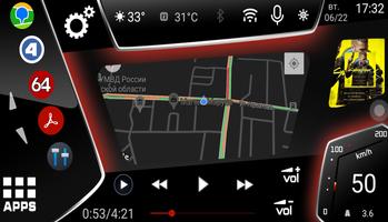 N7_Theme for Car Launcher app الملصق