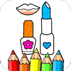coloring MakeUp women иконка