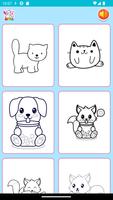 coloring little cat and dog скриншот 2
