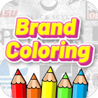 famous brand coloring book 圖標