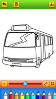 coloring school bus game スクリーンショット 2