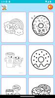 donut coloring book स्क्रीनशॉट 1