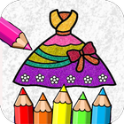 Wedding Dress Coloring Games icône