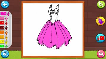 Wedding Dress Coloring Games capture d'écran 1