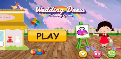 Wedding Dress Coloring Games imagem de tela 2