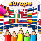 European Flags : Coloring 图标