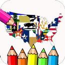 لون العلم الأمريكي APK