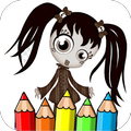 coloring scary horror
