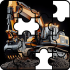 Excavator jigsaw puzzle game icon