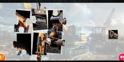 Excavator jigsaw puzzle game screenshot 2