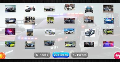Police Car Jigsaw poster