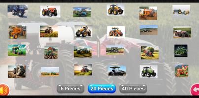 Tractor Jigsaw ポスター