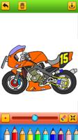 ninja motorbike coloring 截圖 3