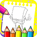 Coloring sponge and Cartoons APK