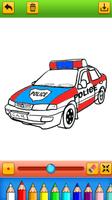 Police Car Coloring Game स्क्रीनशॉट 1
