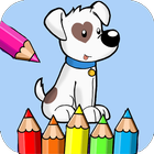 mewarnai anak anjing - games ikon