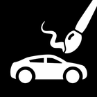 Сканер краски автомобиля иконка