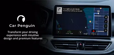 Car Penguin: Launcher & Maps