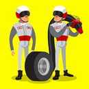 Idle Pit Stop Racing APK