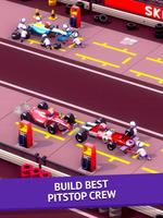 Idle Pit Stop Racing Affiche