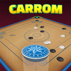 Real Carrom King: Disc Game icône