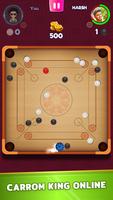 Real Carrom King: Disc Game Affiche
