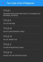 Tax Code of the Philippines captura de pantalla 3